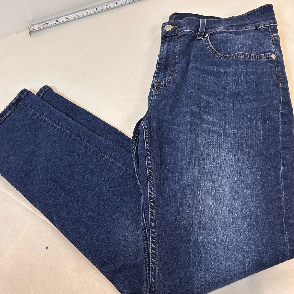 7 Seven For All Mankind Paxtyn Skinny Blue Jeans‎ Men’s Size 34